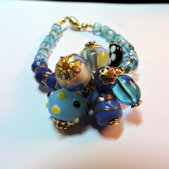 Cha Cha Charm Cluster Bracelets w/magnetic clasp ... CCCCB - Picture 7 of 16